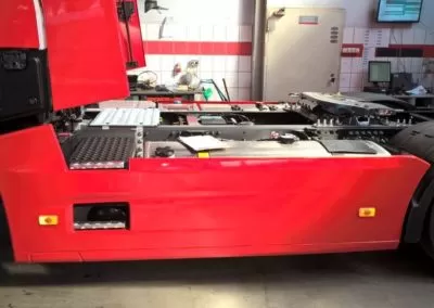 red truck cover